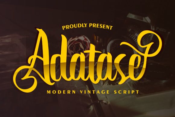 Adatase: A Handwritten Font That Elevates Branding Projects