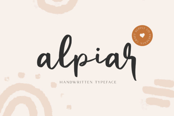 Alpiar: A Whimsical Script Font for Digital Creativity