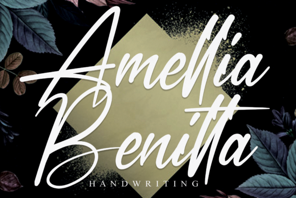 Amellia Benitta: A Handwritten Font for Web Design