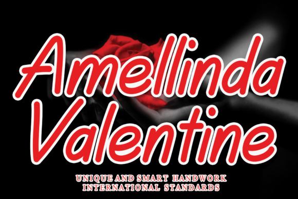 Amellinda Valentine: A Handwritten Font for Editorial Design