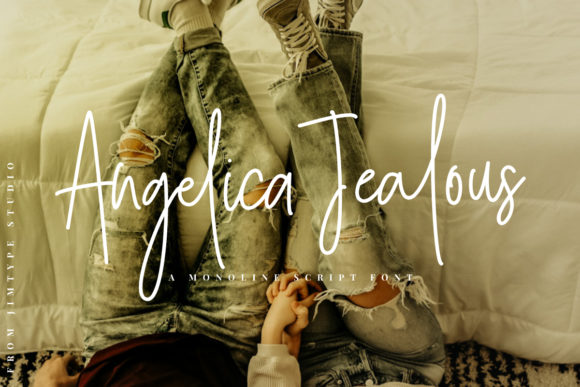 Angelica Jealous: A Script Font for Modern Branding