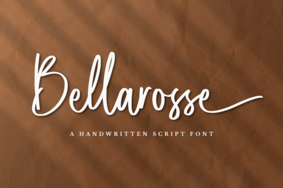 Bellarosse: A Handwritten Font for Impactful Branding