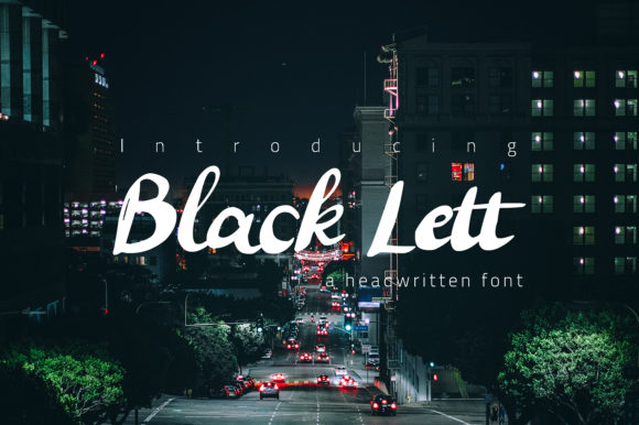 Black Lett: A Bold Script Font for Handmade Creations