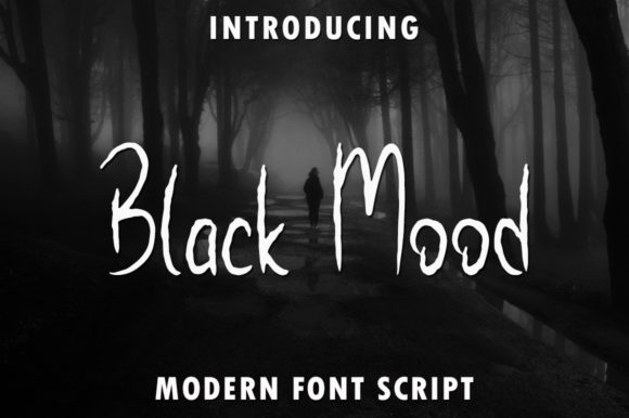Black Mood: A Handwritten Font with a Creepy Charm