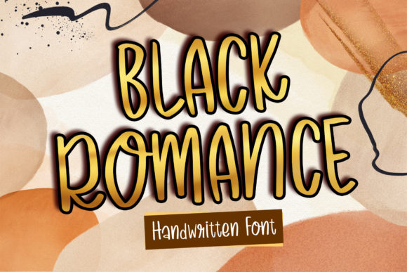 Black Romance: A Handwritten Font for Thoughtful Editorial Design