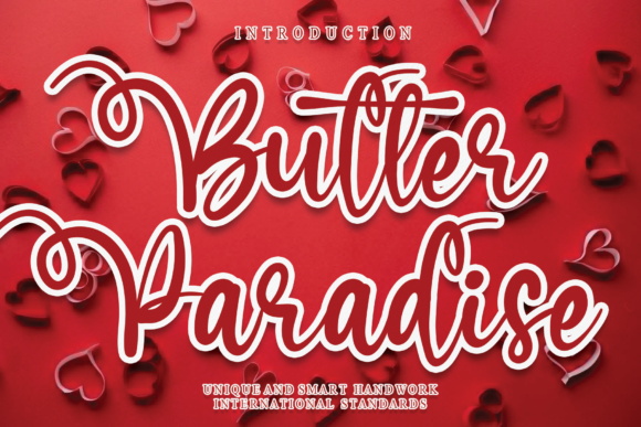 Butter Paradise: A Warm Handwritten Font for Web Design