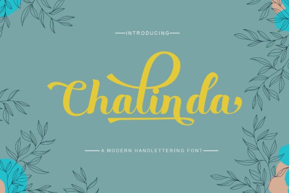 Chalinda: A Stylish Handwritten Font for Bold Branding