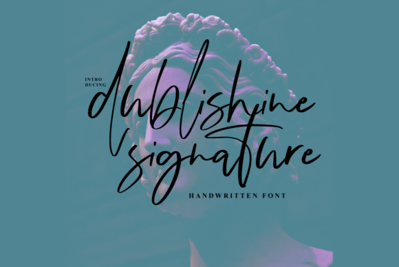 Dublishine: A Thin Script Font for Polished Branding