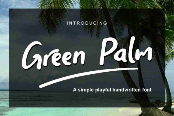Green Palm Font for Professional Branding