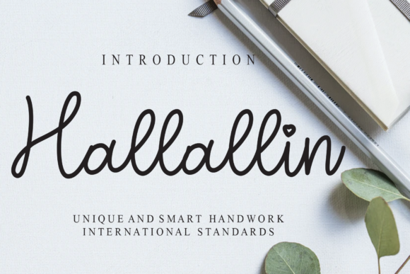 Hallallin: A Handwritten Font for Creative Makers