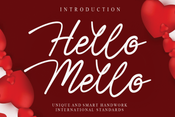Hello Mello – A Sweet Handwritten Font for Creative Projects