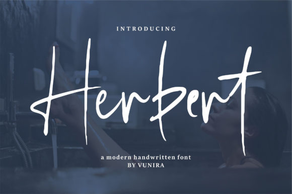 Herbert: A Script Font for Modern Branding and Design