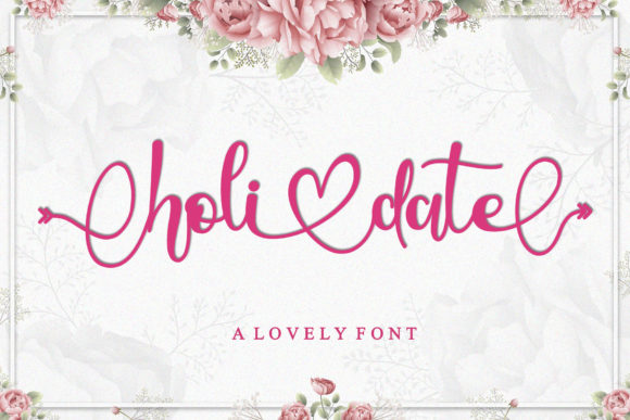 Holidate Font for Handmade Creations