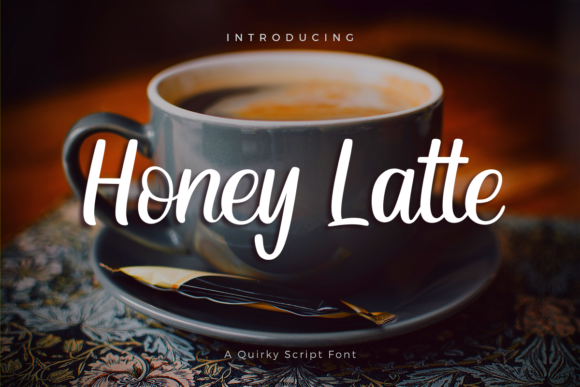 Honey Latte: A Handwritten Font for Elegant Editorial Design