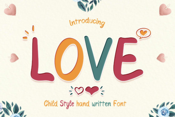 Love: A Handwritten Font for Heartfelt Design