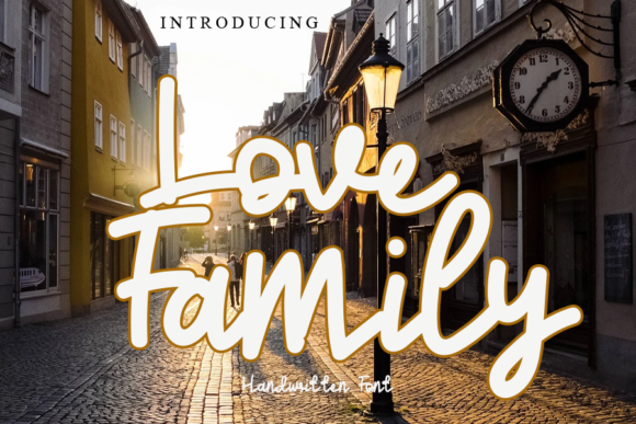 Love Family Font: A Handwritten Charm for Creative Makers