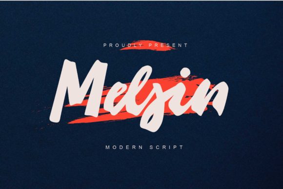 Melsin: A Modern Handwritten Font for Editorial Design