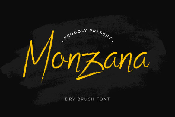 Monzana: A Modern Script Font for Editorial Design