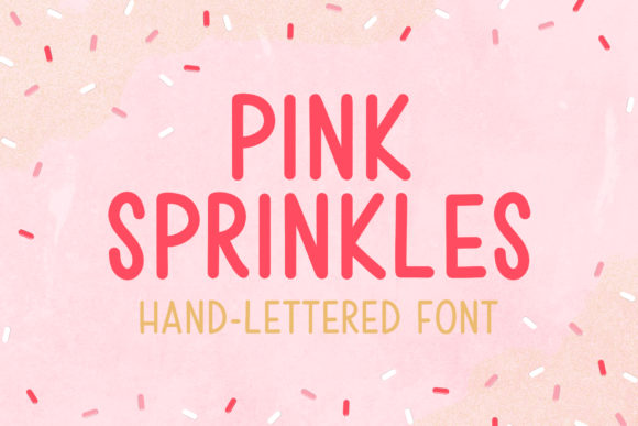 Pink Sprinkles Font Review for Brand Designers