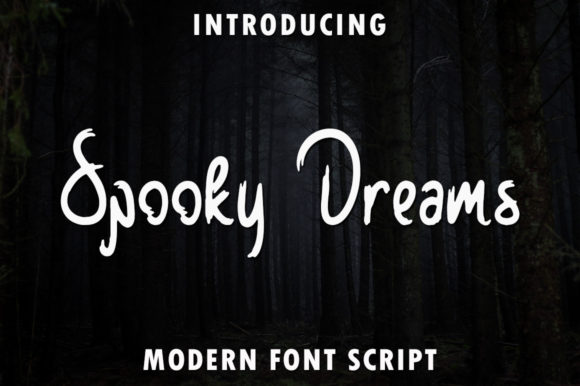 Spooky Dreams Font for Handmade Creations