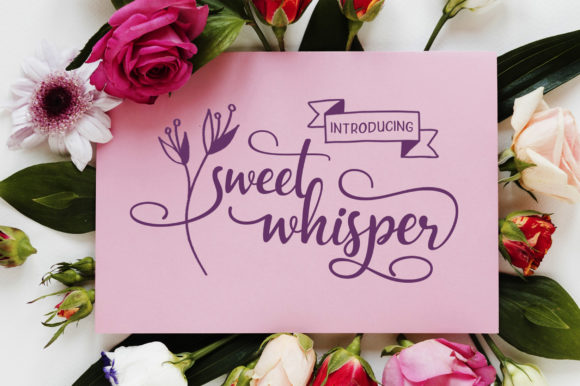 Sweet Whisper: A Font That Breathes Life into Handmade Creations