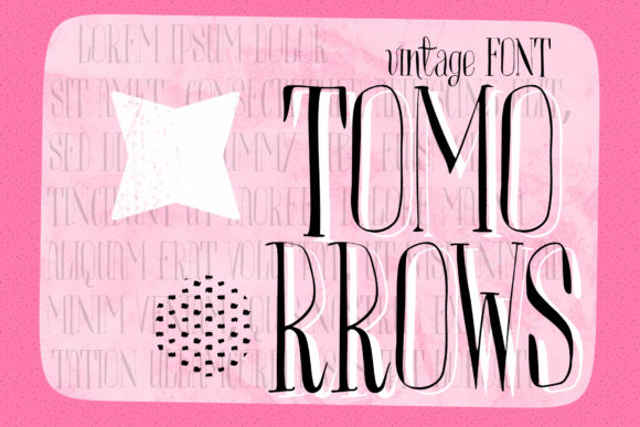 Tomorrows Font for Modern Campaign Design