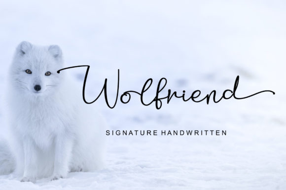 Wolfriend Font for Handmade Creations